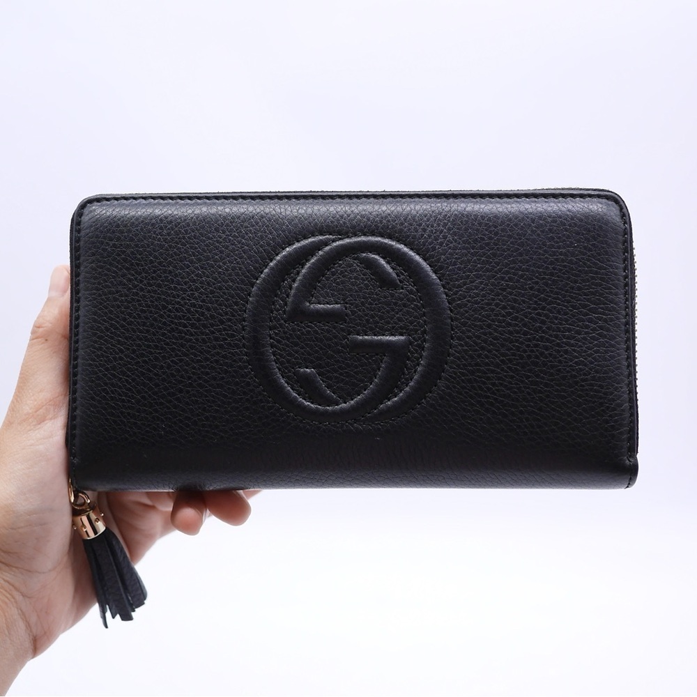🍓GUCCI Soho Zippy Wallet